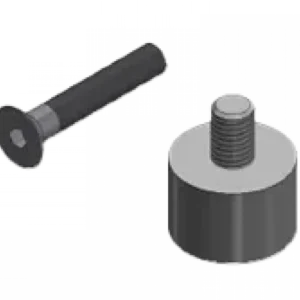 Set bevestigingsmateriaal (12x schroef + 4x rubber stootdop)